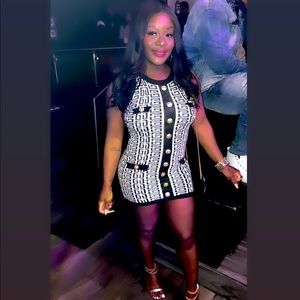 From Mayuko boutique Versace inspired mini dress